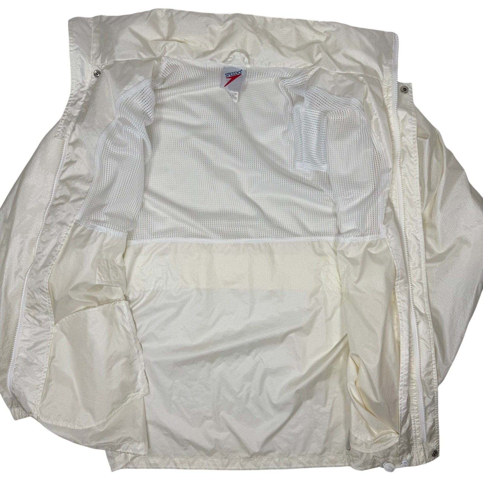 Mens 90s Swim Windbreaker Jacket