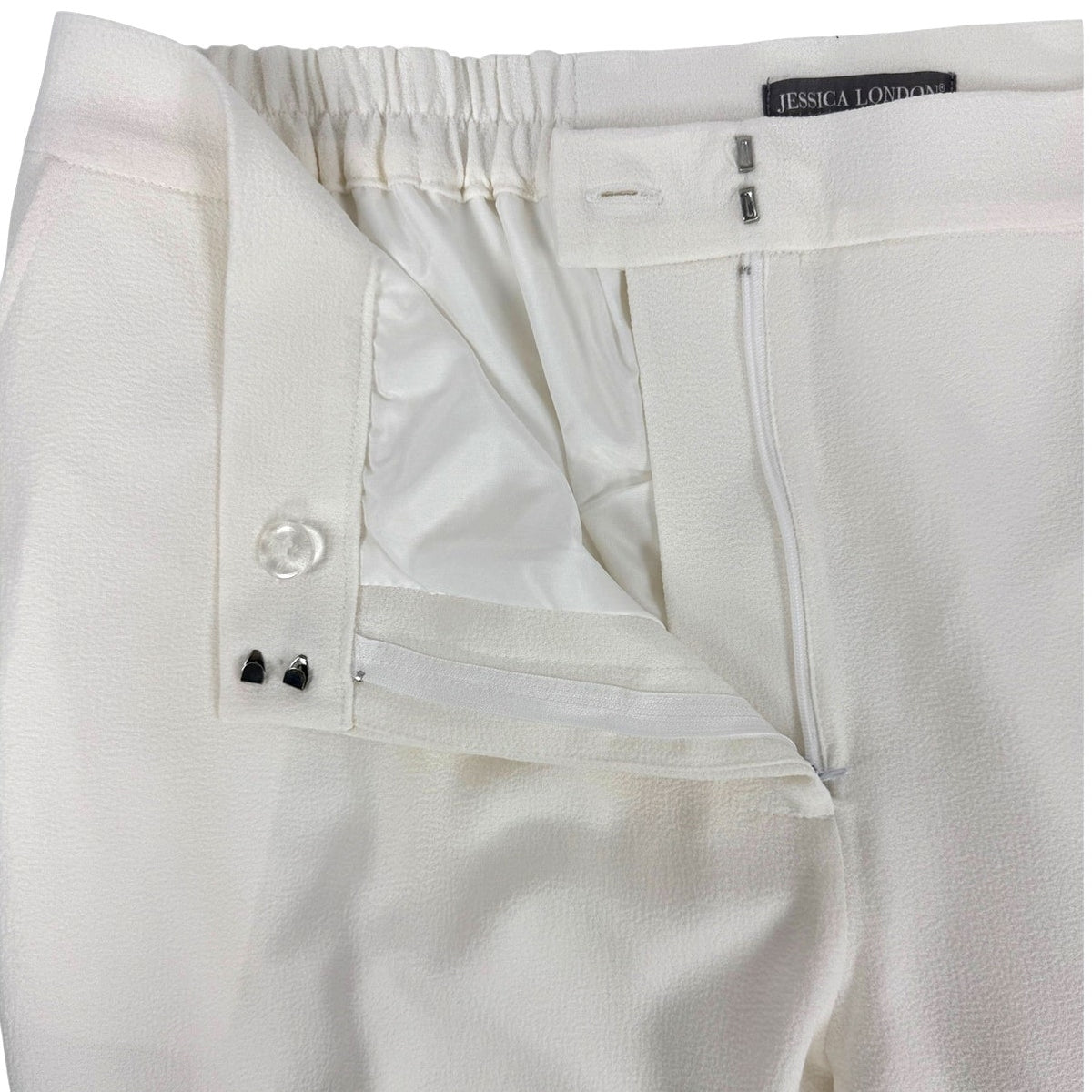Vintage Y2K Jessica London White 2 Piece Pant Suit Plus Size Women's 18W