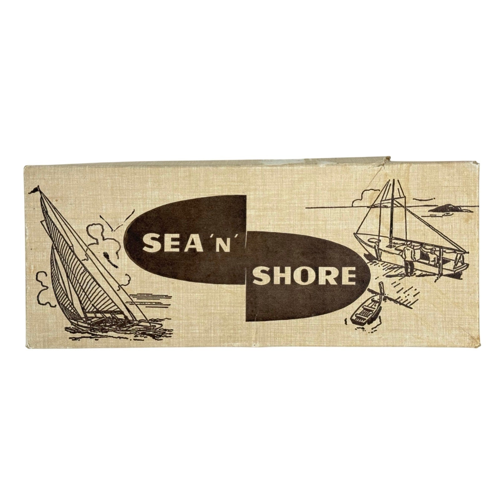 Vintage 60s Keds Surfer Shoe Box Sea’N’ Shore Original Display Storage