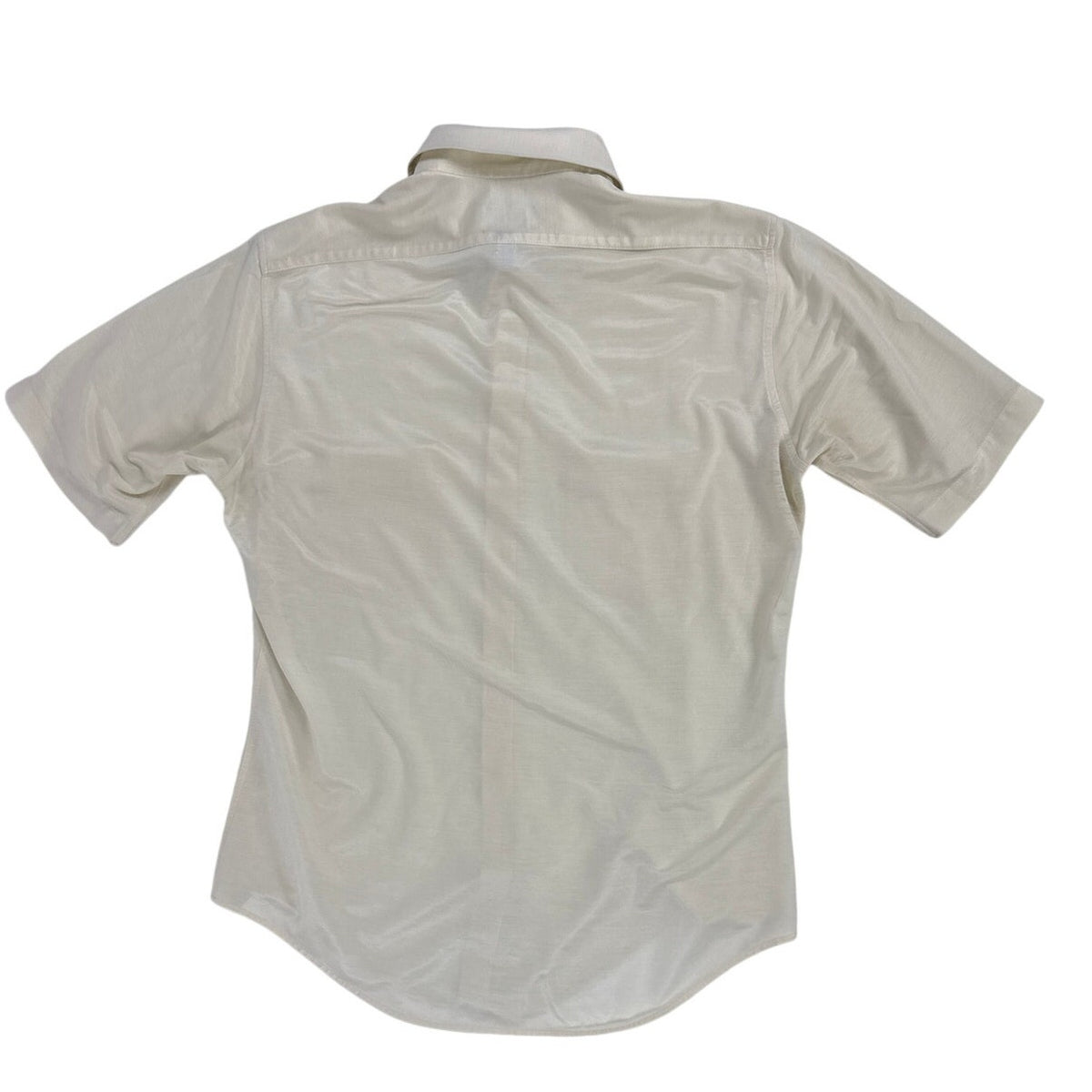 Vintage 80s Arrow Regis Beige Knit Two-Pocket Shirt Men’s Medium