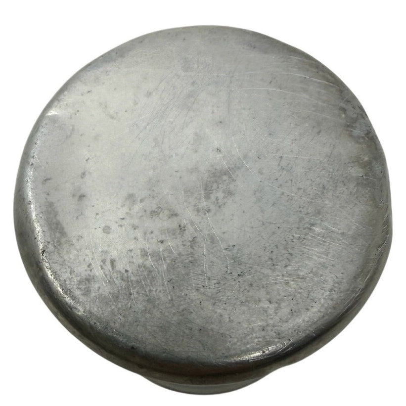 Vintage 1950s Aluminum Saltshaker Screw Lid 3” Kitchenware