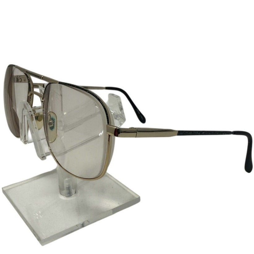 Vintage 1980 Men's Frames Looking Glass 8019 Aviator Eyeglass Frames Korea 56-18
