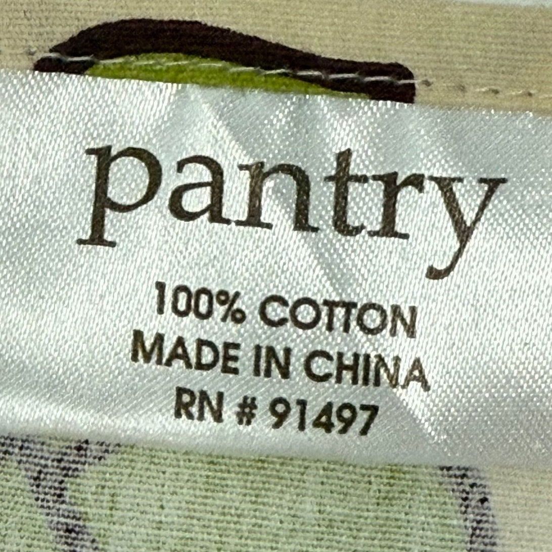 Wine Apron Wine O’Clock Somewhere Cotton Bib Apron Pantry Wine Print Ruffle