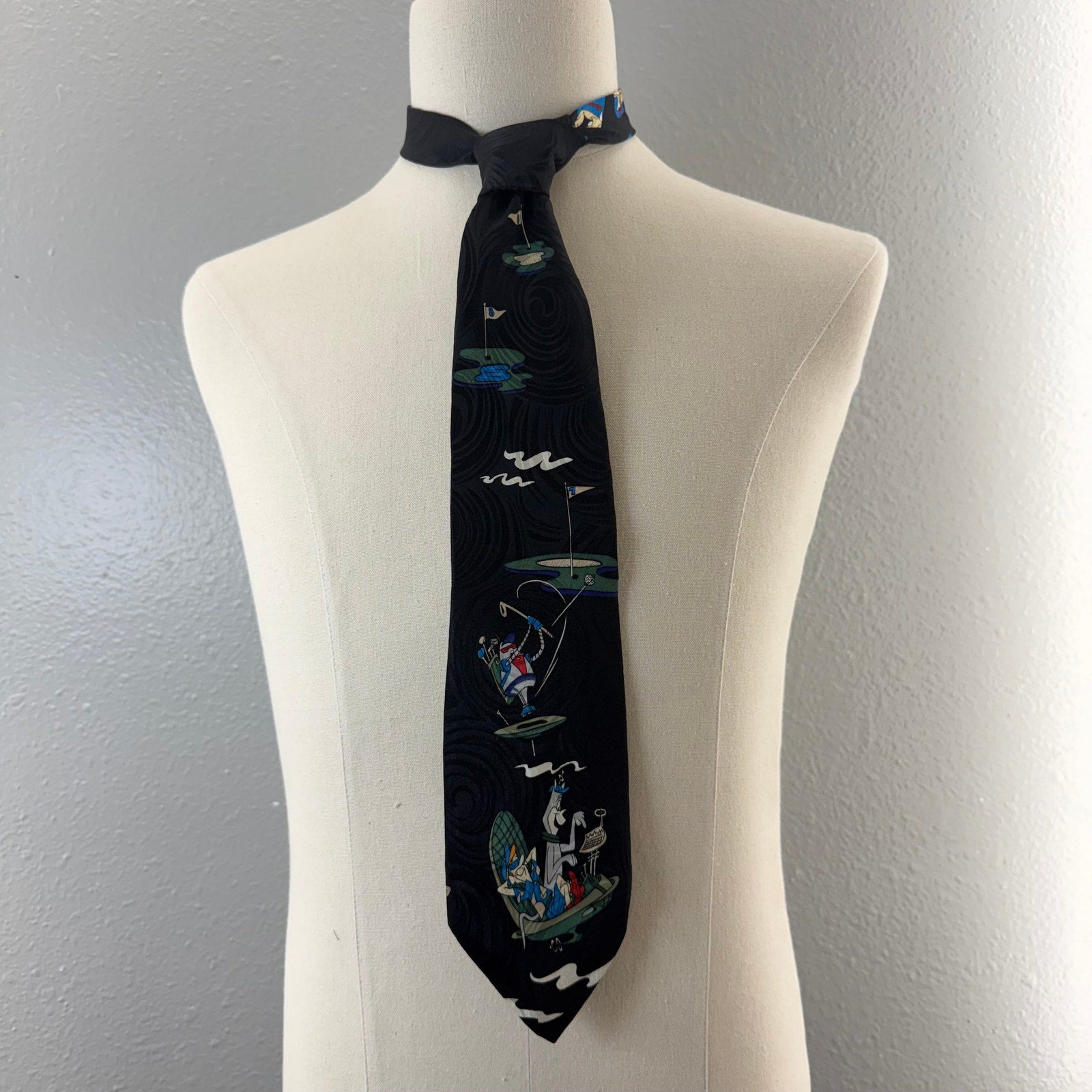 Mens 90s Jetsons Hanna Barberra Necktie
