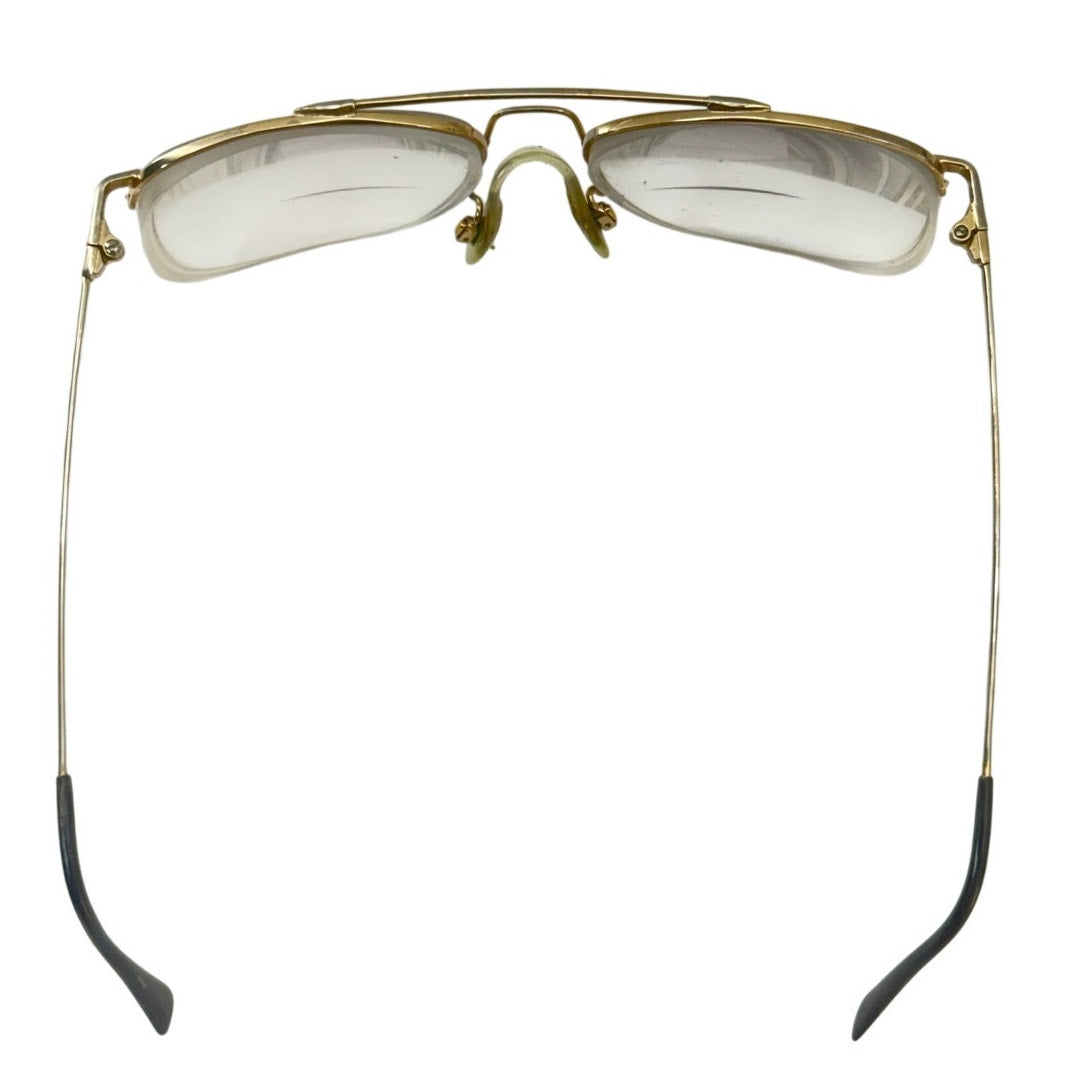 Marchon Flexon GER Flex 17 Gold Eyeglass Frames 59-17-145 Titanium
