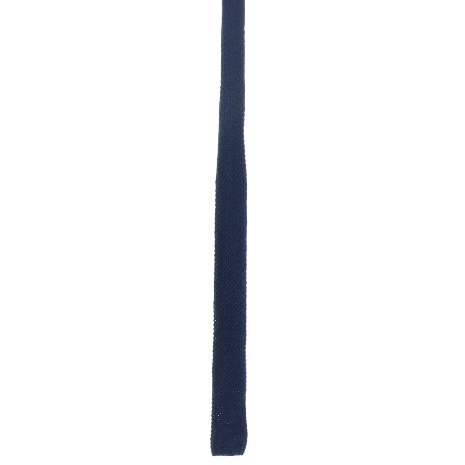 Vintage 1960s Robert Talbott Navy Cotton Blend Knit Skinny Square End Tie