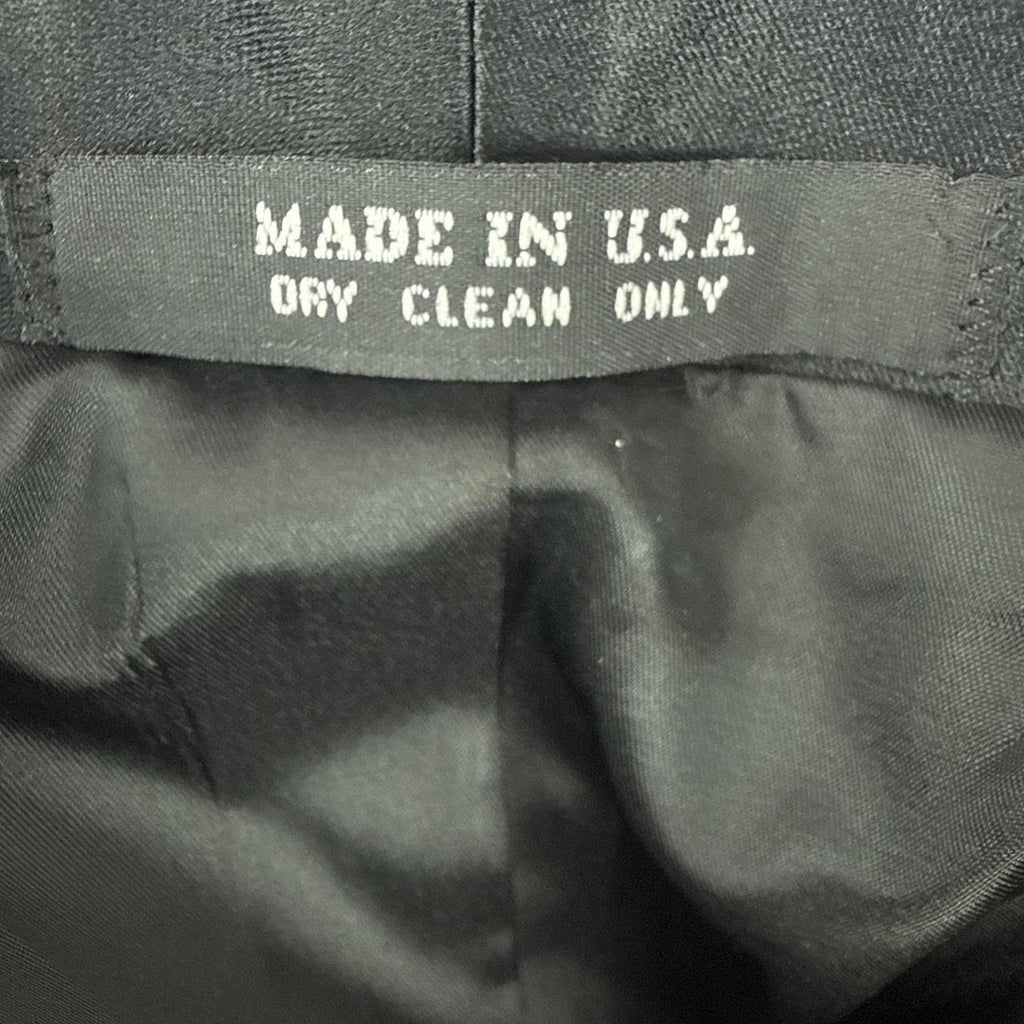 Vintage 90s After Six Positano II Black Wool Tuxedo Jacket 39XL
