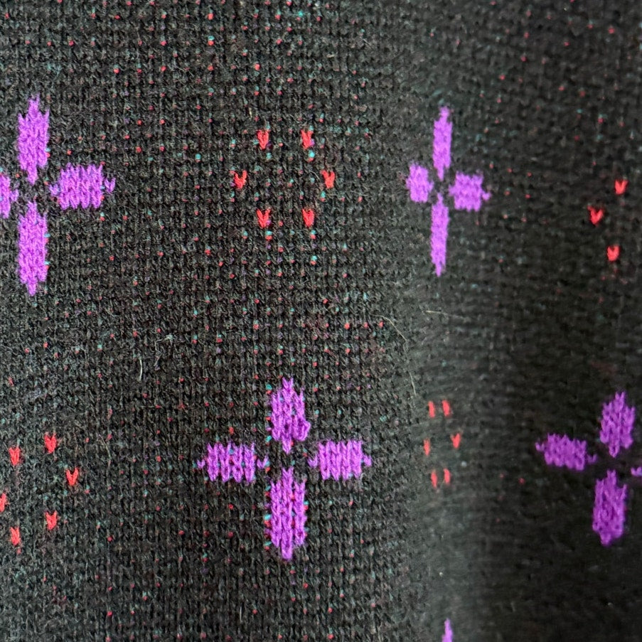 Vintage 90s Women's Small Sweater Beldoch Popper Made in USA