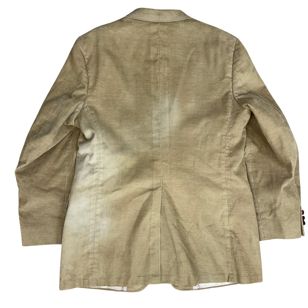 Vintage 80s Men's Medium Caramel Brown Blazer Woods 40R