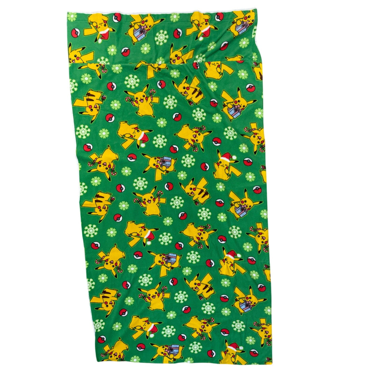 Christmas Pokémon Twin Blanket Pillowcase Set Pikachu Holiday Homemade Set