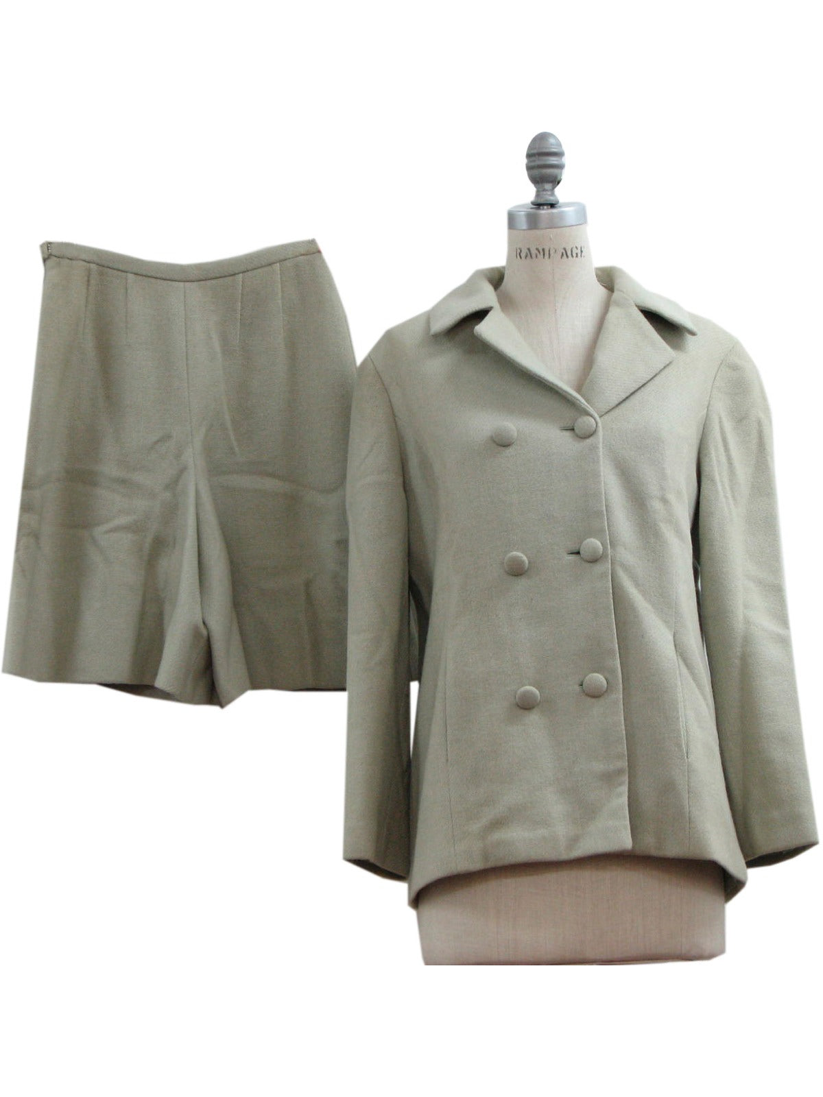 Womens Blended Wool Jacket & Skorts
