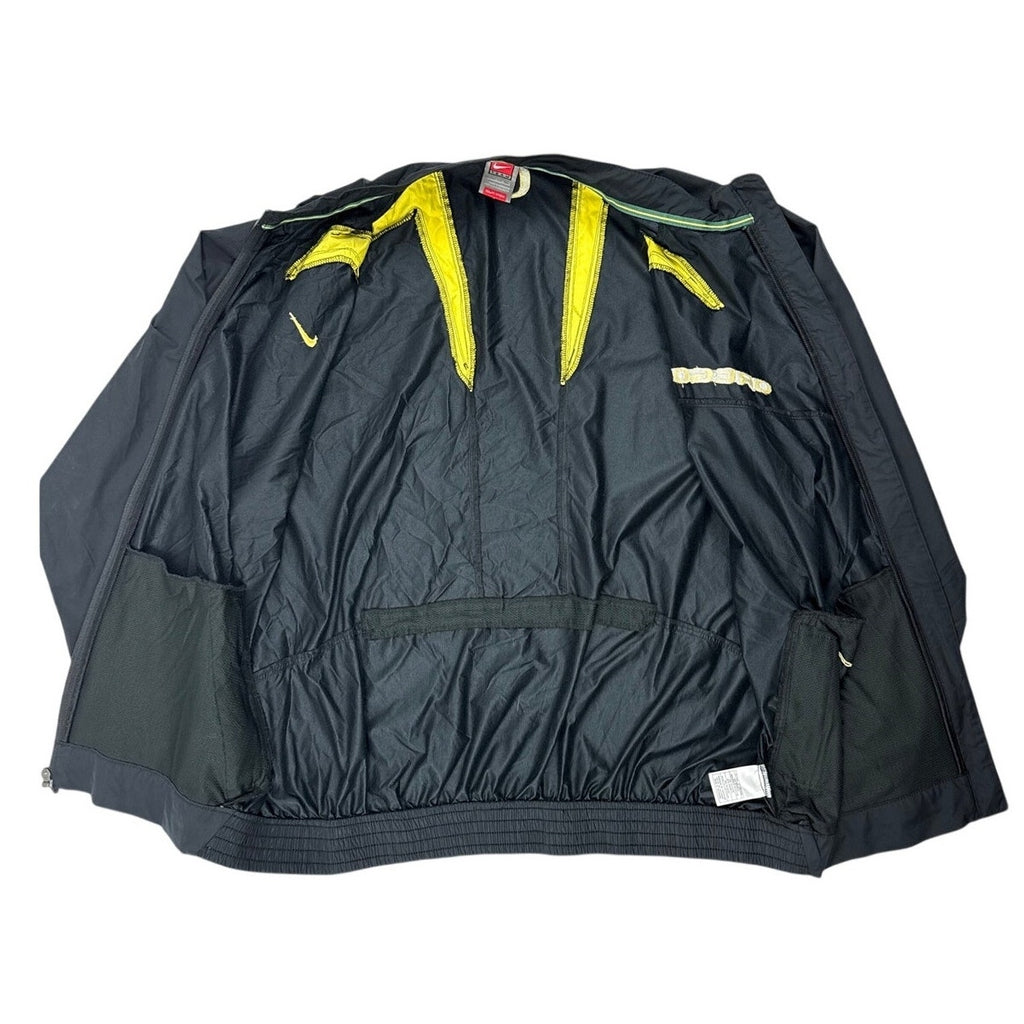 Vintage 2000s Nike Team Oregon Ducks Black Windbreaker Men’s Large