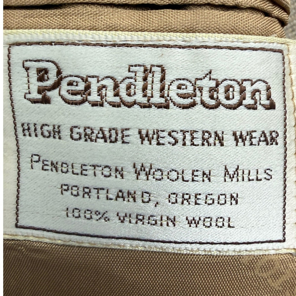 Men's 70s Pendleton Wool Tweed Western Suit 46 Chest" 36" Waist