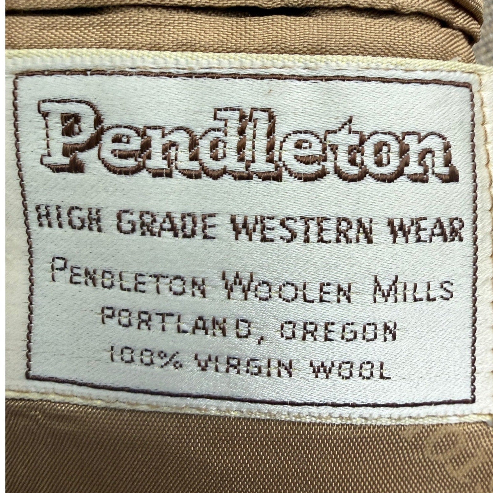 Men's 70s Pendleton Wool Tweed Western Suit 46 Chest" 36" Waist