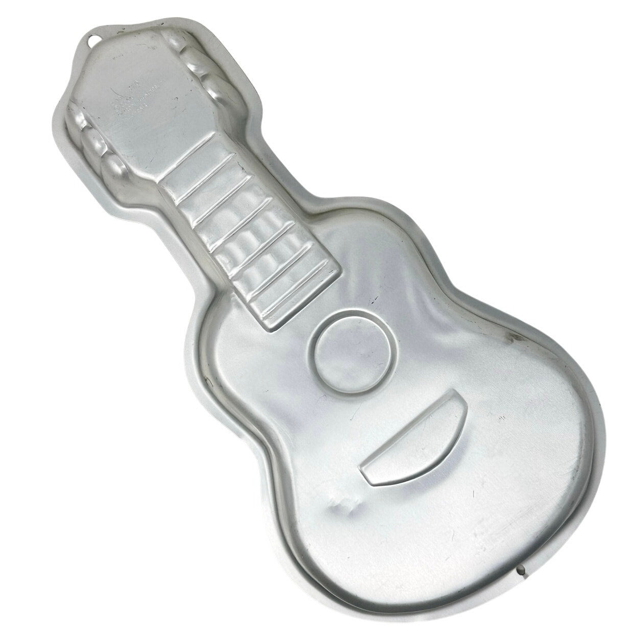 Wilton Guitar Cake Pan 2105-570 Aluminum Baking Mold 2000 Music Theme