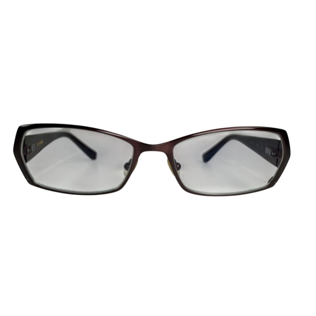 Vera Wang V025 Burgundy Brown Rectangular Eyeglass Frames BU 53-16-135
