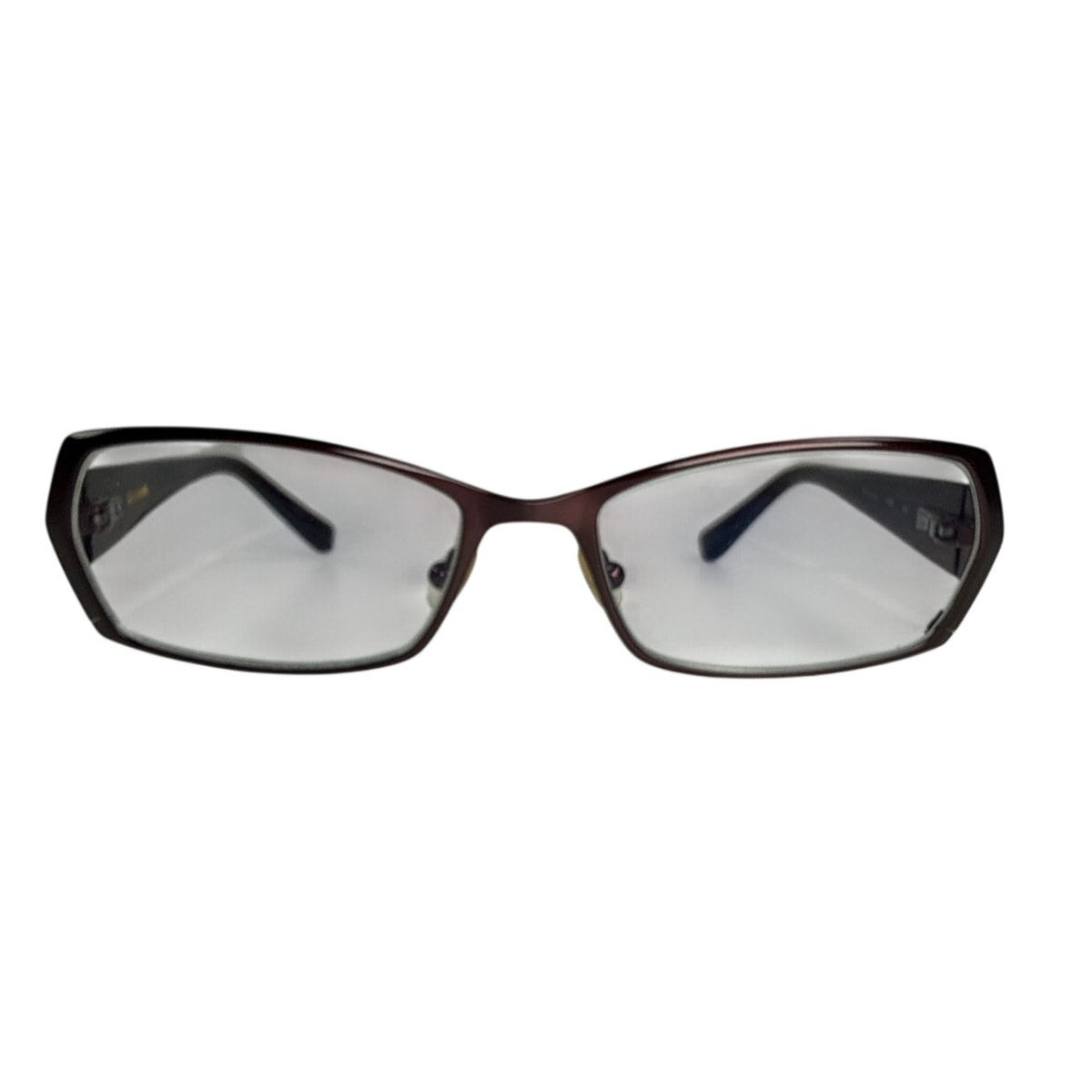 Vera Wang V025 Burgundy Brown Rectangular Eyeglass Frames BU 53-16-135