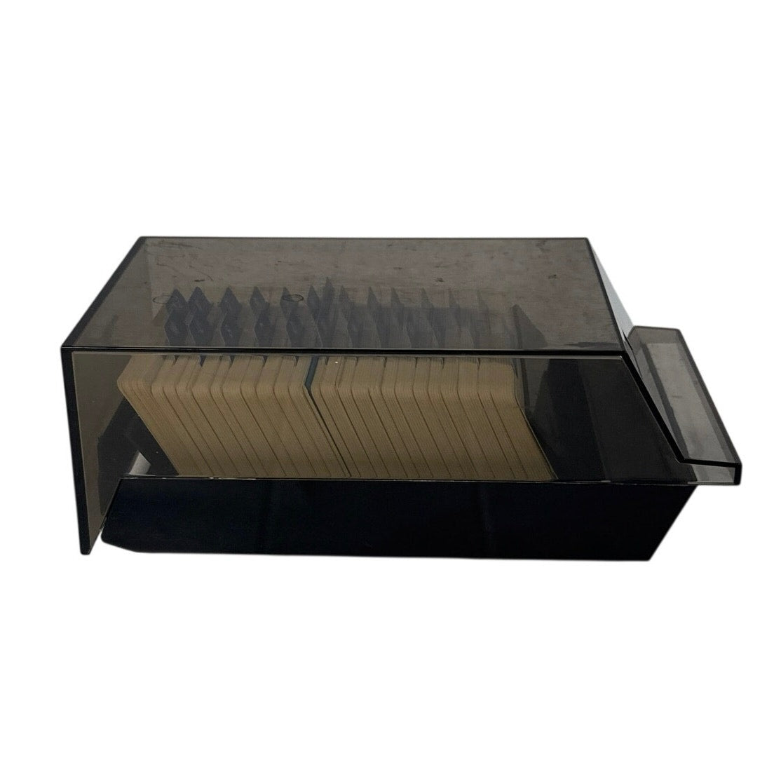 Vintage 1980s Rolodex VIP 24C Smoky Cover Card File Organizer