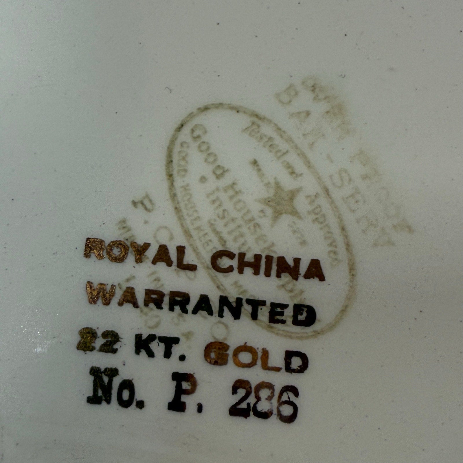 Vintage 40s Royal China Gold Handled Cake Plate Floral Filigree USA83