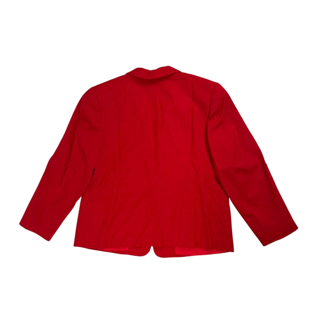 Vintage 80s Pendleton Red Wool Shawl Collar Blazer Jacket Women's 16W USA