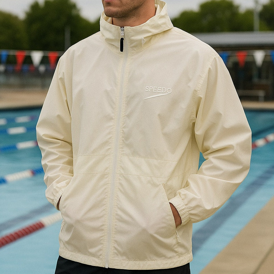 Mens 90s Swim Windbreaker Jacket