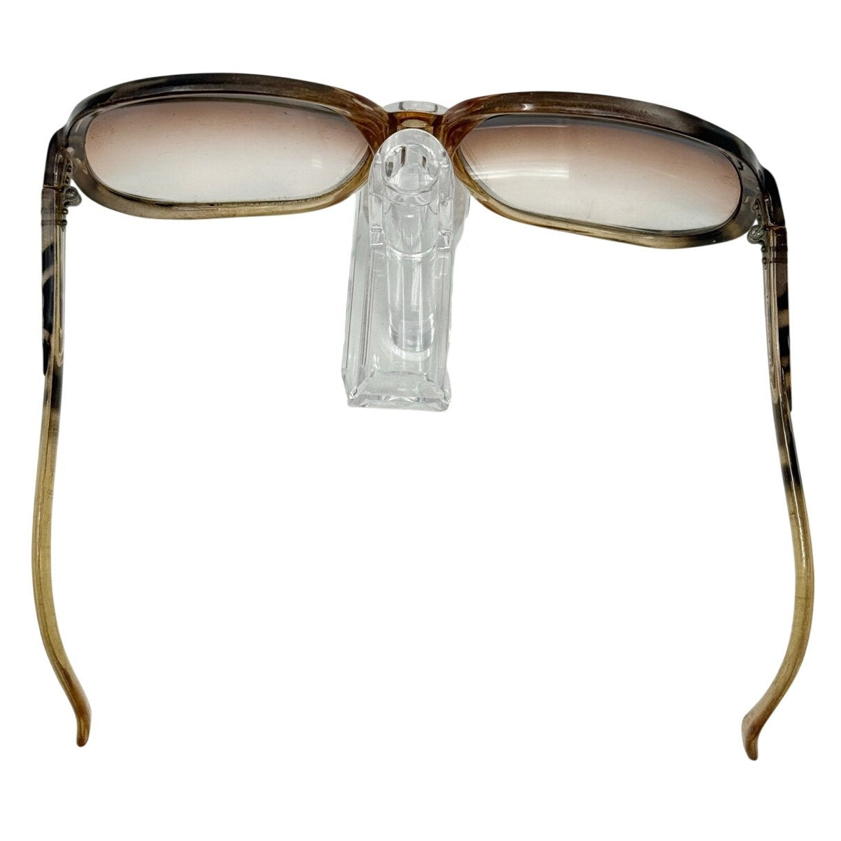 Vintage 90s Women's Frames IL Italy 17957 Oversized Brown Gradient Sunglasses