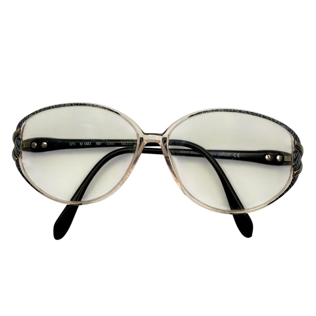 Vintage 90s Silhouette SPX M1883 6060 Austria Eyeglass Frames 56-12-135 Silver