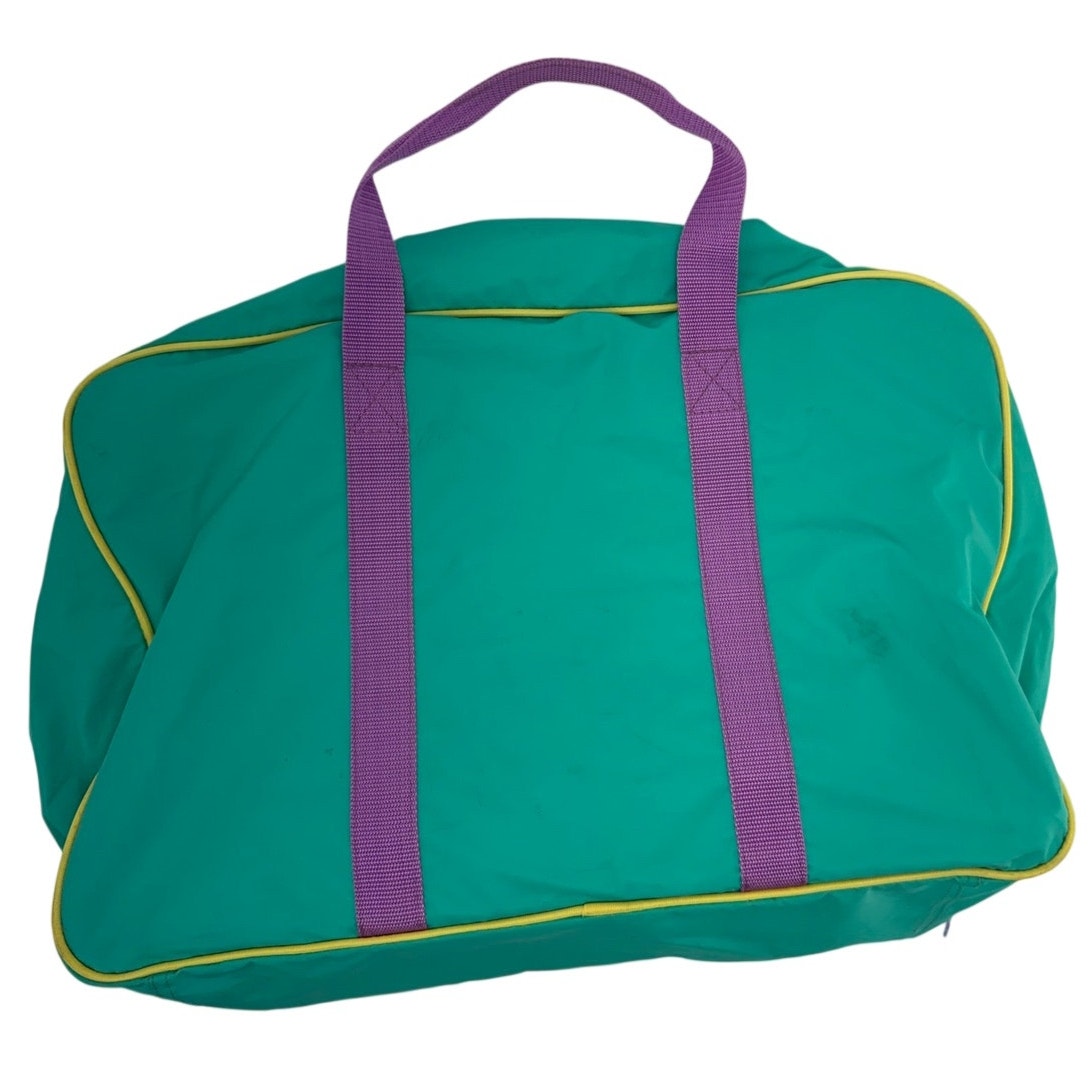 Vintage Tupperware Kids Pack 3 Pc Travel Set Suitcase Backpack Garment Bag Teal