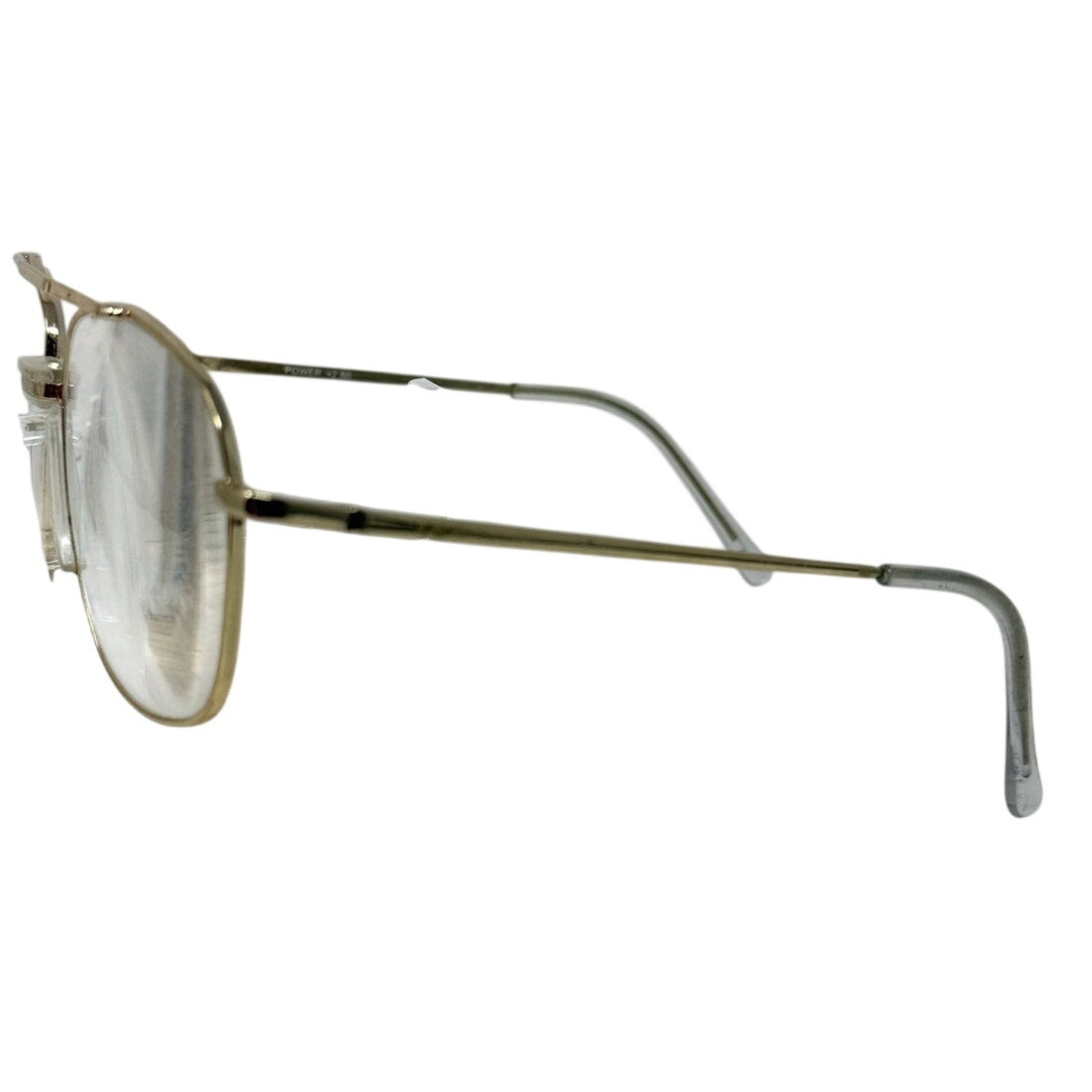 Vintage 80s Men's Frames Dr Dean Edell 10786A +2.50 Aviator Reading Glasses Silver