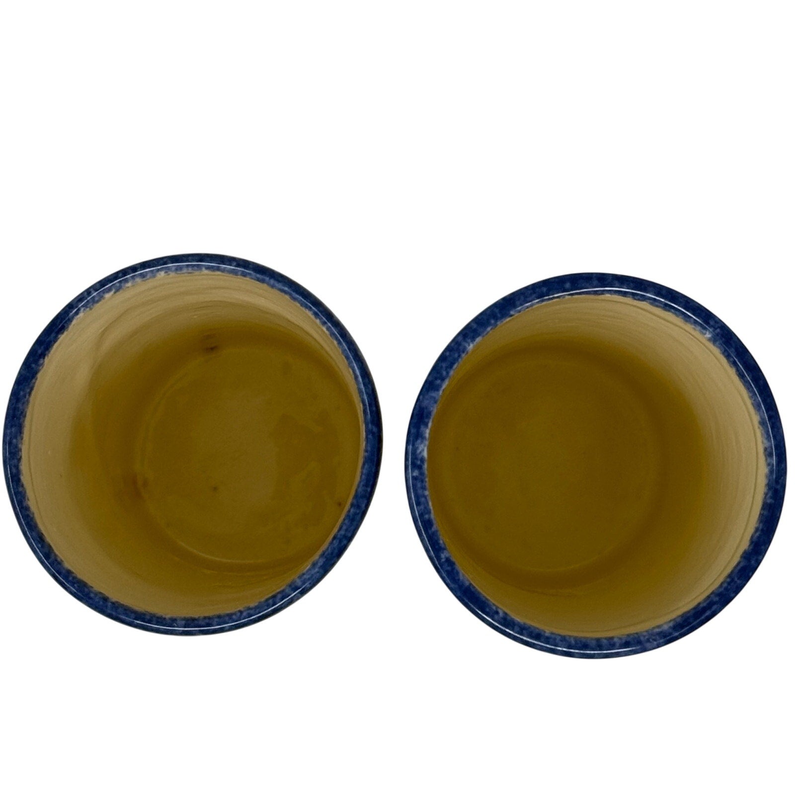 Vintage 80s Cottagecore Ceramic Tumbler Set of 2