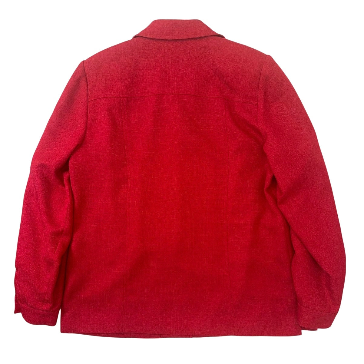 Vintage 90s Draper's & Damon's Red Blazer Studded Button Front Women's