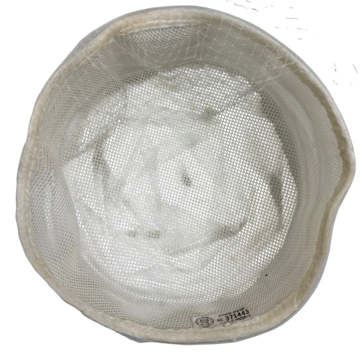 Vintage 1960s White Pillbox Hat Veil Union Label Wedding Formal