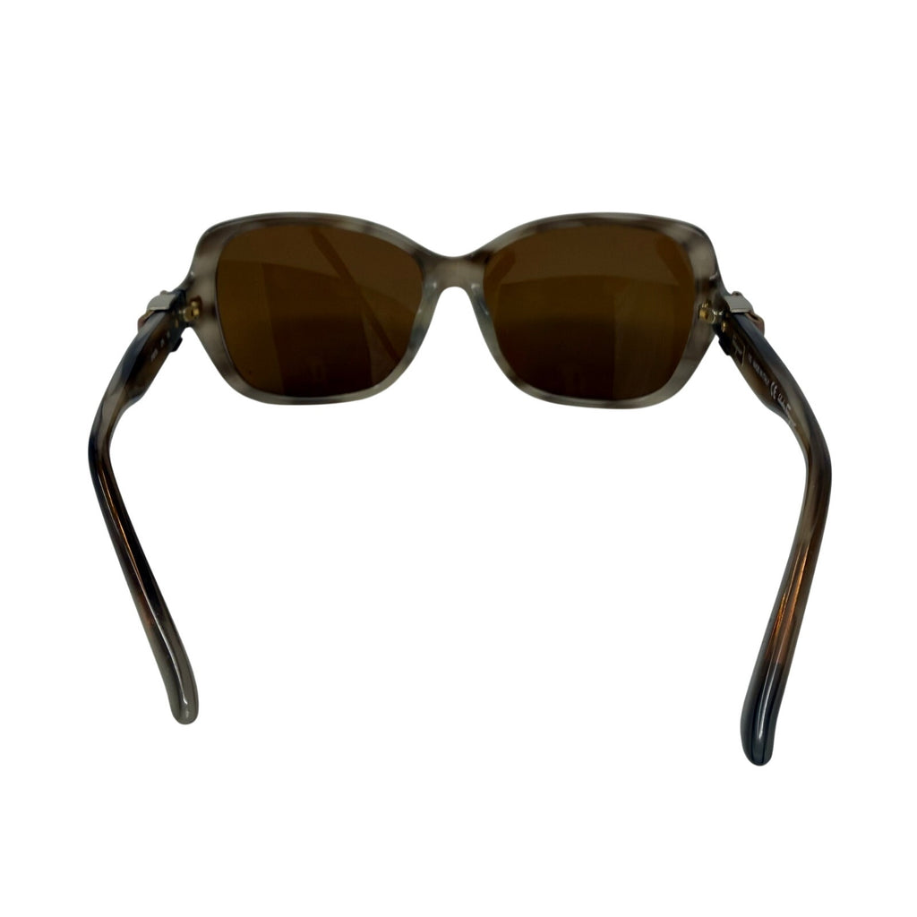 Vintage 00's Salvatore Ferragamo SF657SL Sunglasses Frames Brown Italy 135