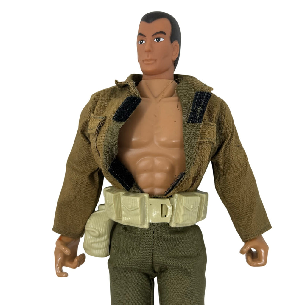 Vintage80s Military Action Figure Soldier Jeep Driver 12” Posable Toy