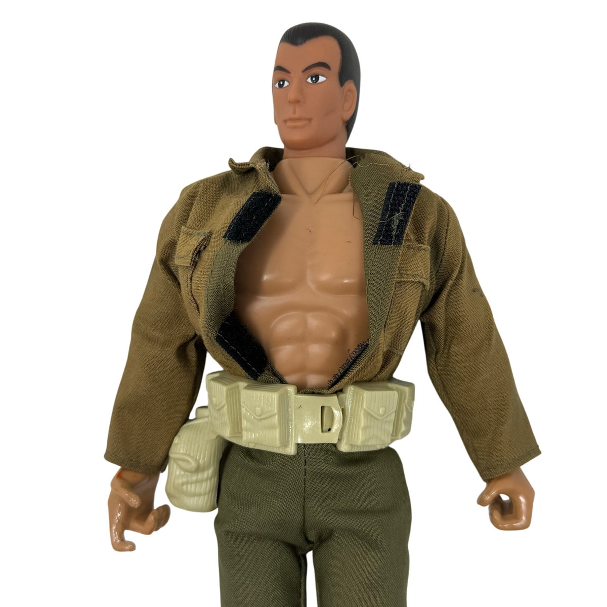 Vintage80s Military Action Figure Soldier Jeep Driver 12” Posable Toy