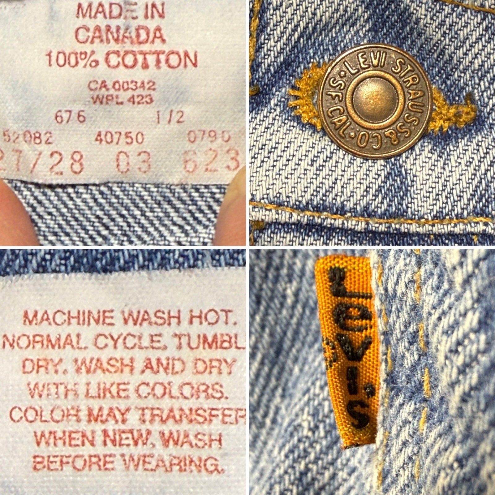 Womens 80s Levi’s 550 Jeans