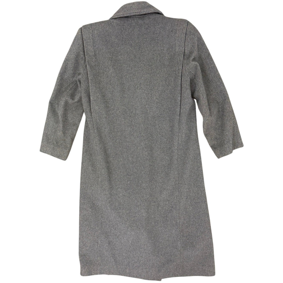 Vintage 80s Women's 2 Ferncroft Gray Wool Cashmere Blend Long Coat USA Made