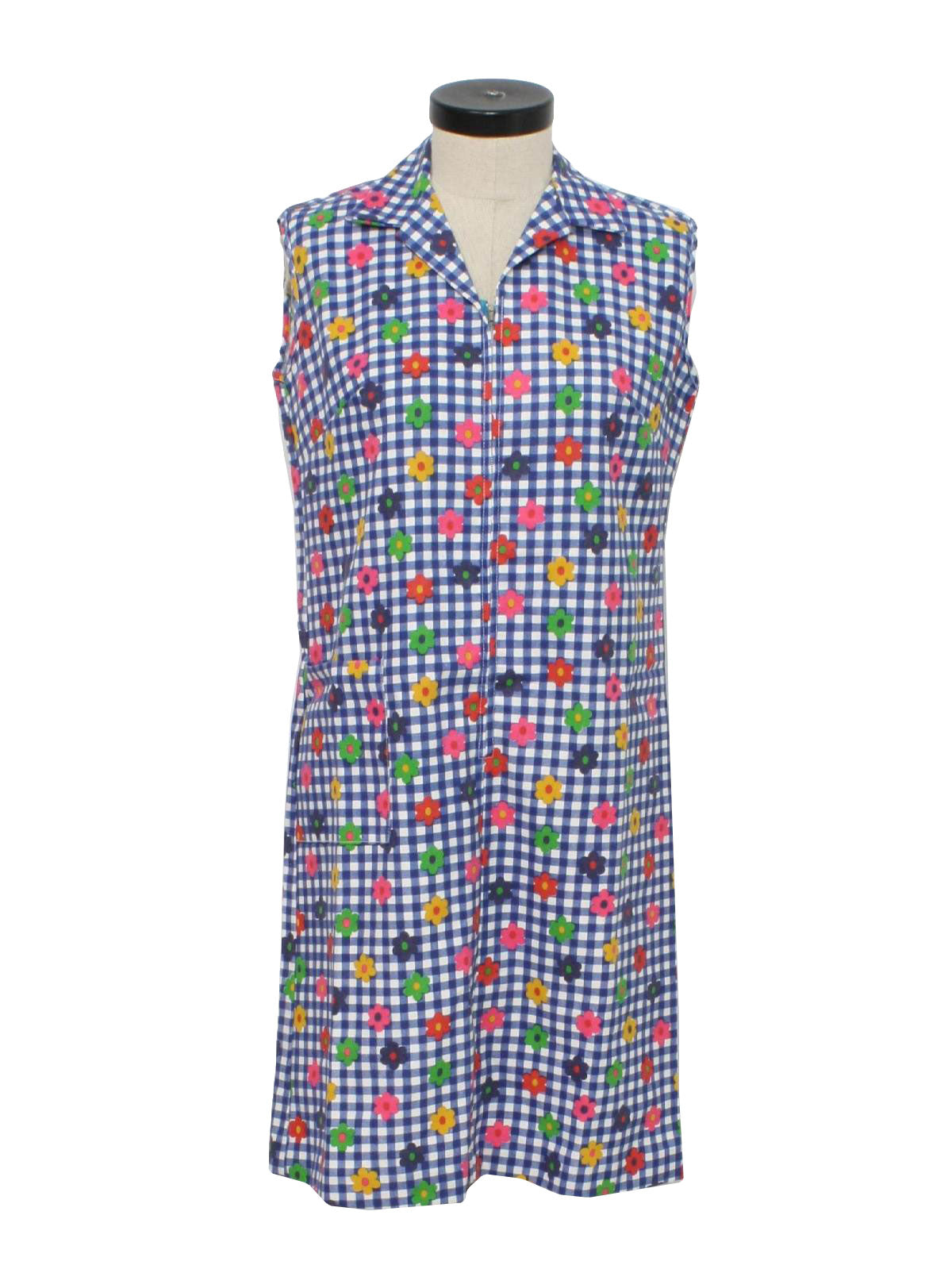 Womens Mod Cotton Shift Dress
