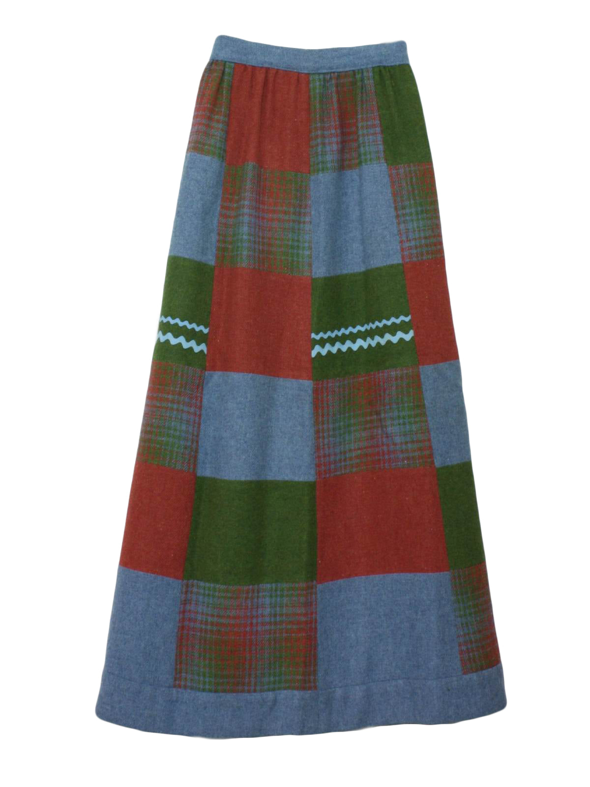 Womens Patchwork Hippie Skirt