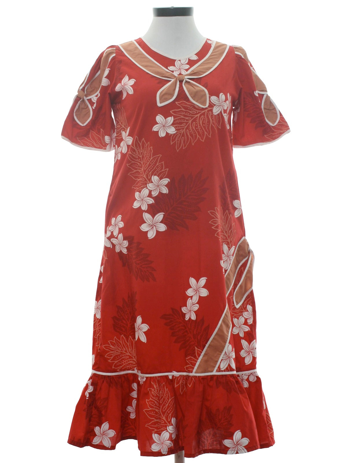 Womens A-Line Hawaiian Dress
