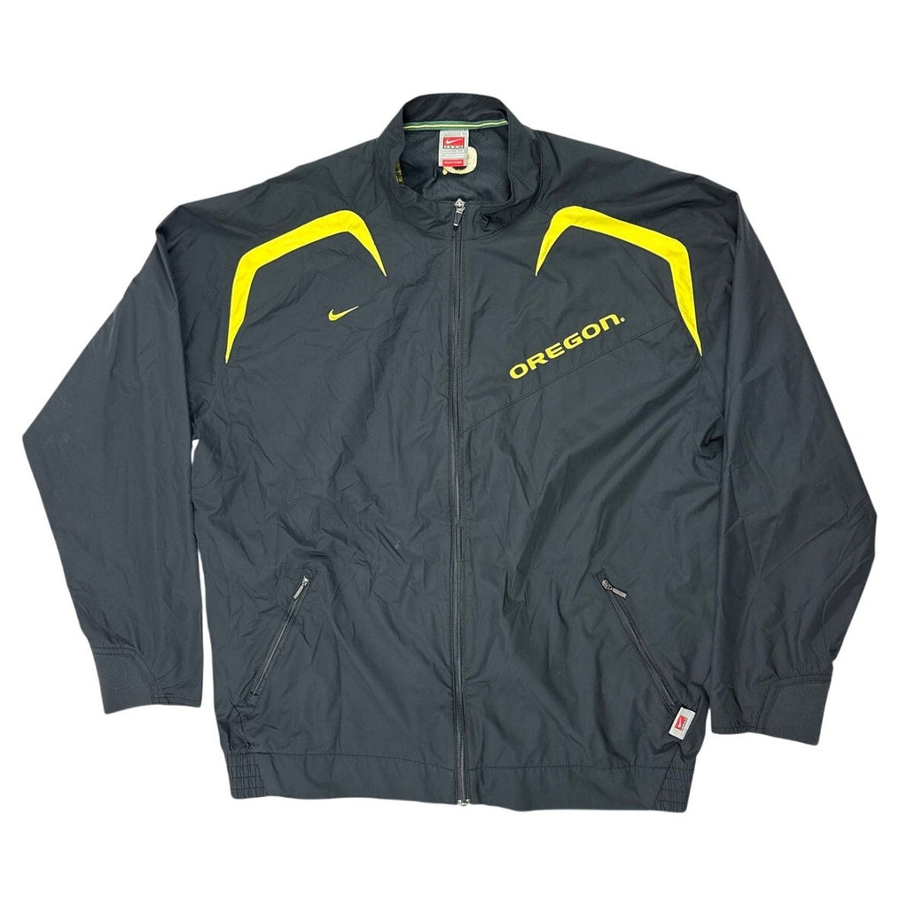 Vintage 2000s Nike Team Oregon Ducks Black Windbreaker Men’s Large