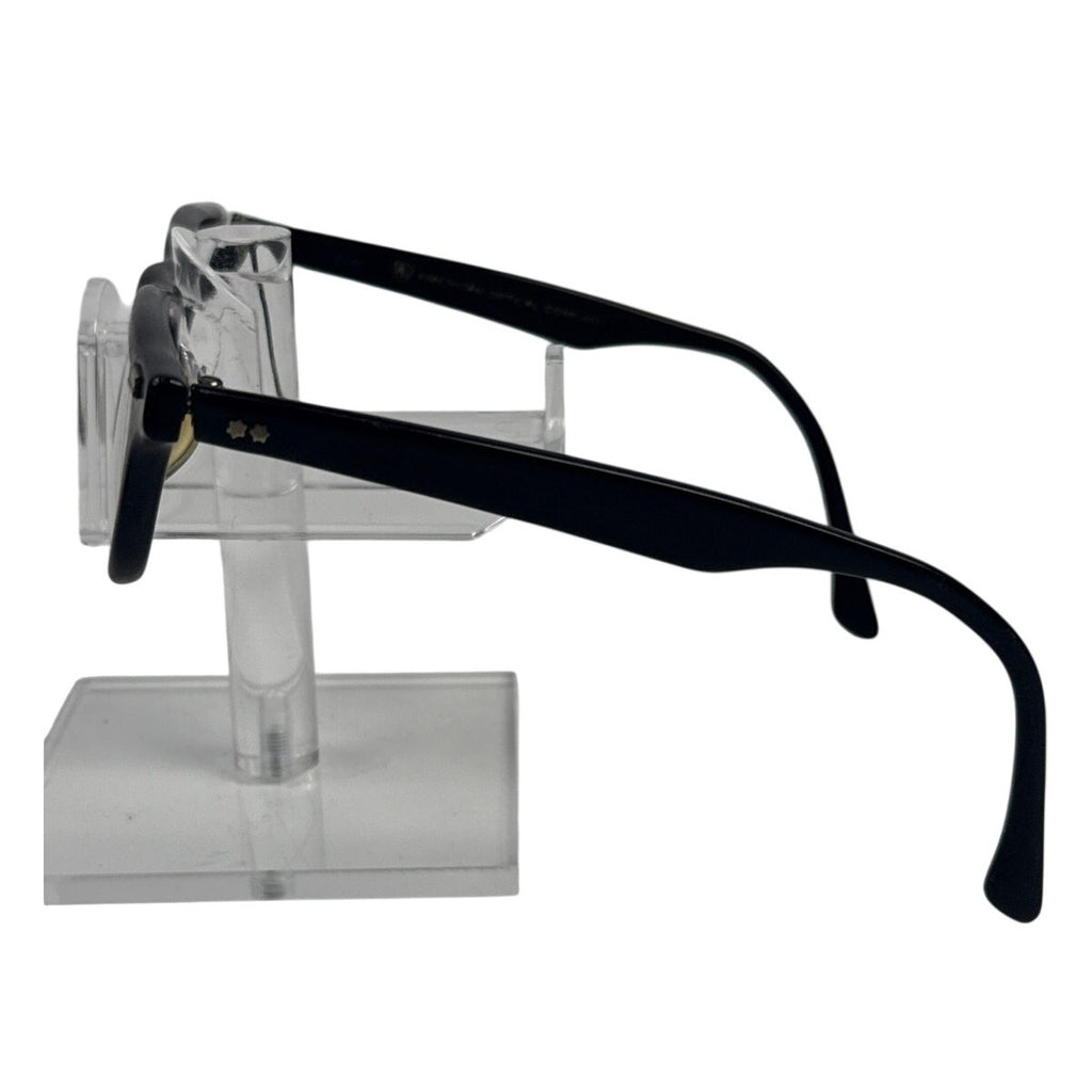 Vintage 50s 60s American Optical Black Horn Rim Eyeglass Frames 5 1/2