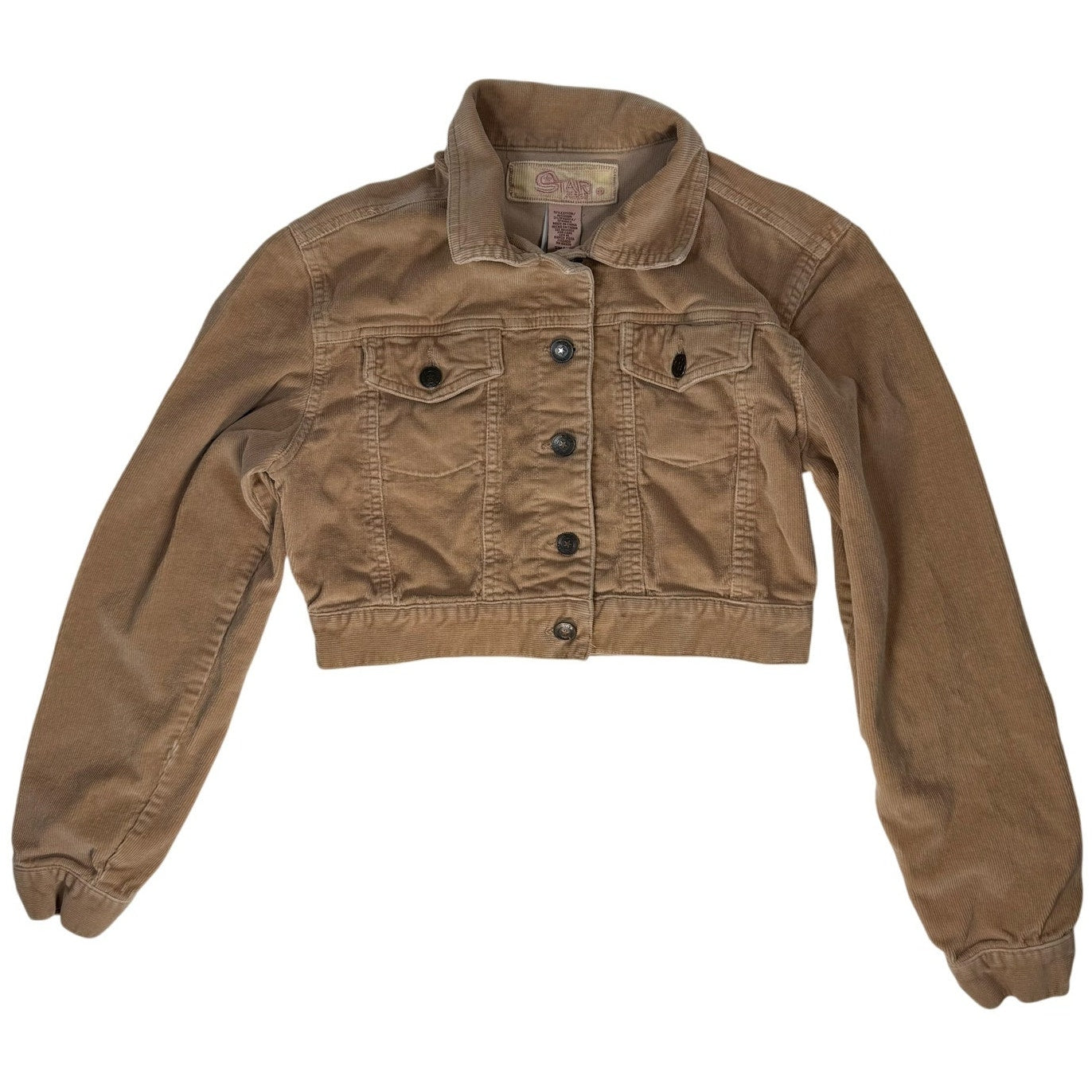 Women’s 00s Corduroy Jacket Small Tan by Star Y2K