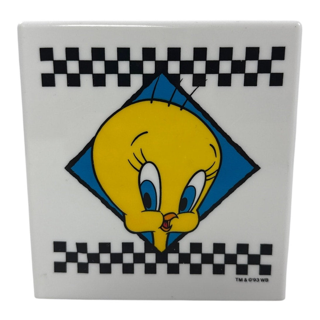 Vintage 1993 Looney Tunes Tweety Sylvester Tissue Box Cover