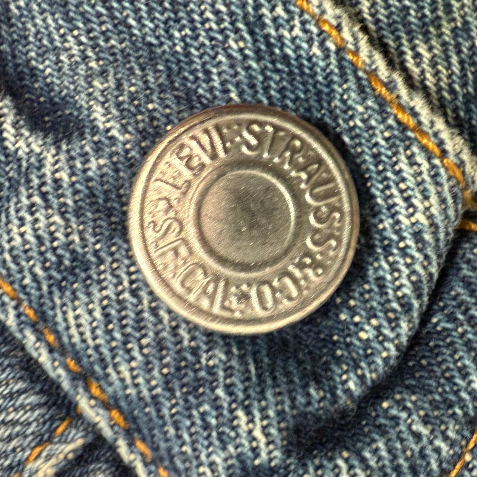 Vintage 90s Levi’s 501 Denim Jeans 32x34 Peace Love Freedom Tie Dye
