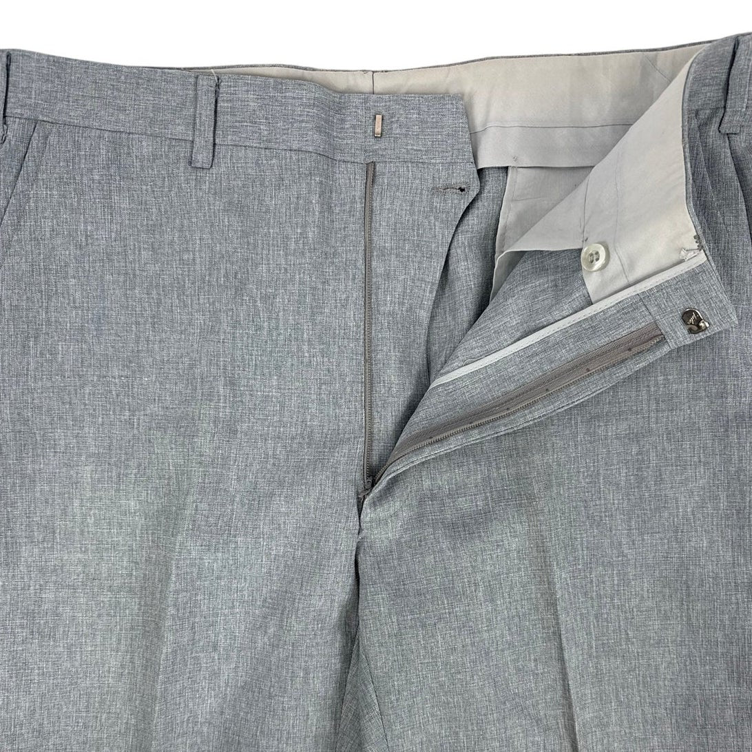 Vintage 80s Quaa JCPenney Gray 70s Style Disco Suit Men’s 42R 36W