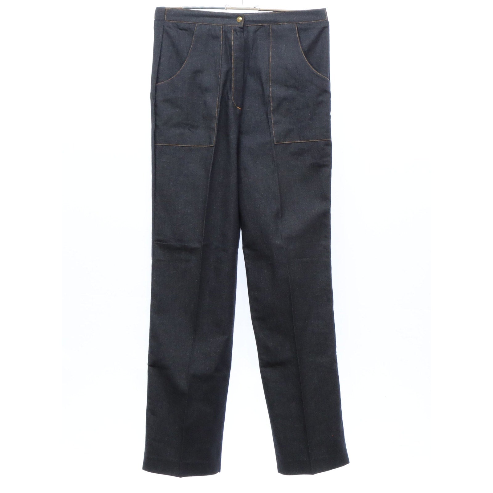 Vintage 1980s Donnkenny Navy Carpenter Pants Women's 28 Deadstock