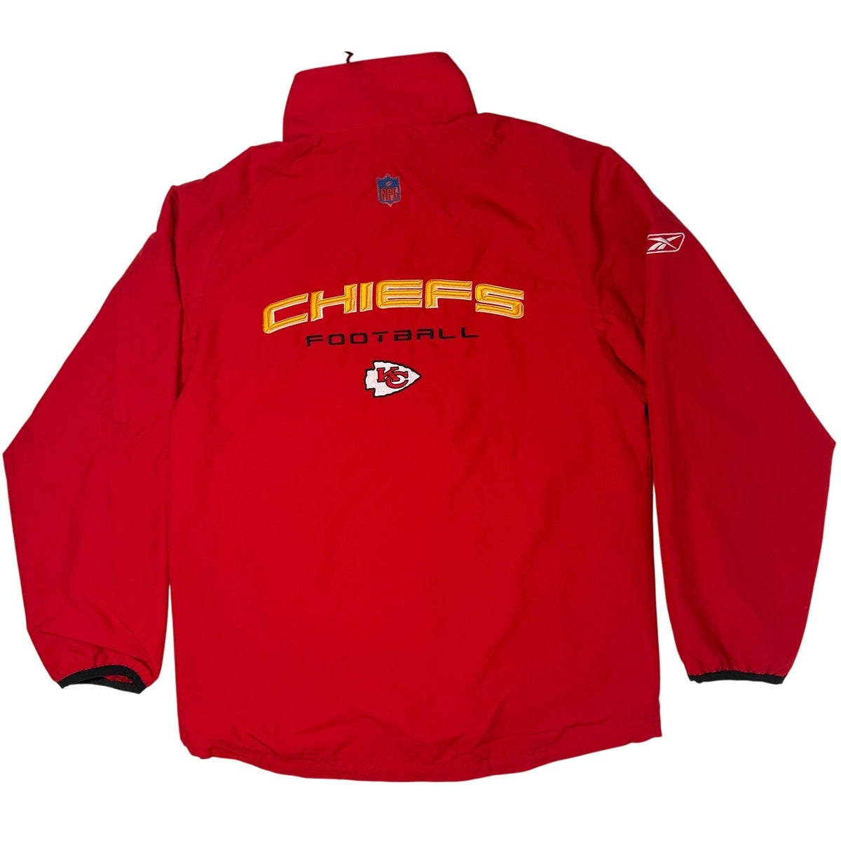 Vintage 2000s Reebok Kansas City Chiefs NFL Team Apparel Windbreaker Men's Med
