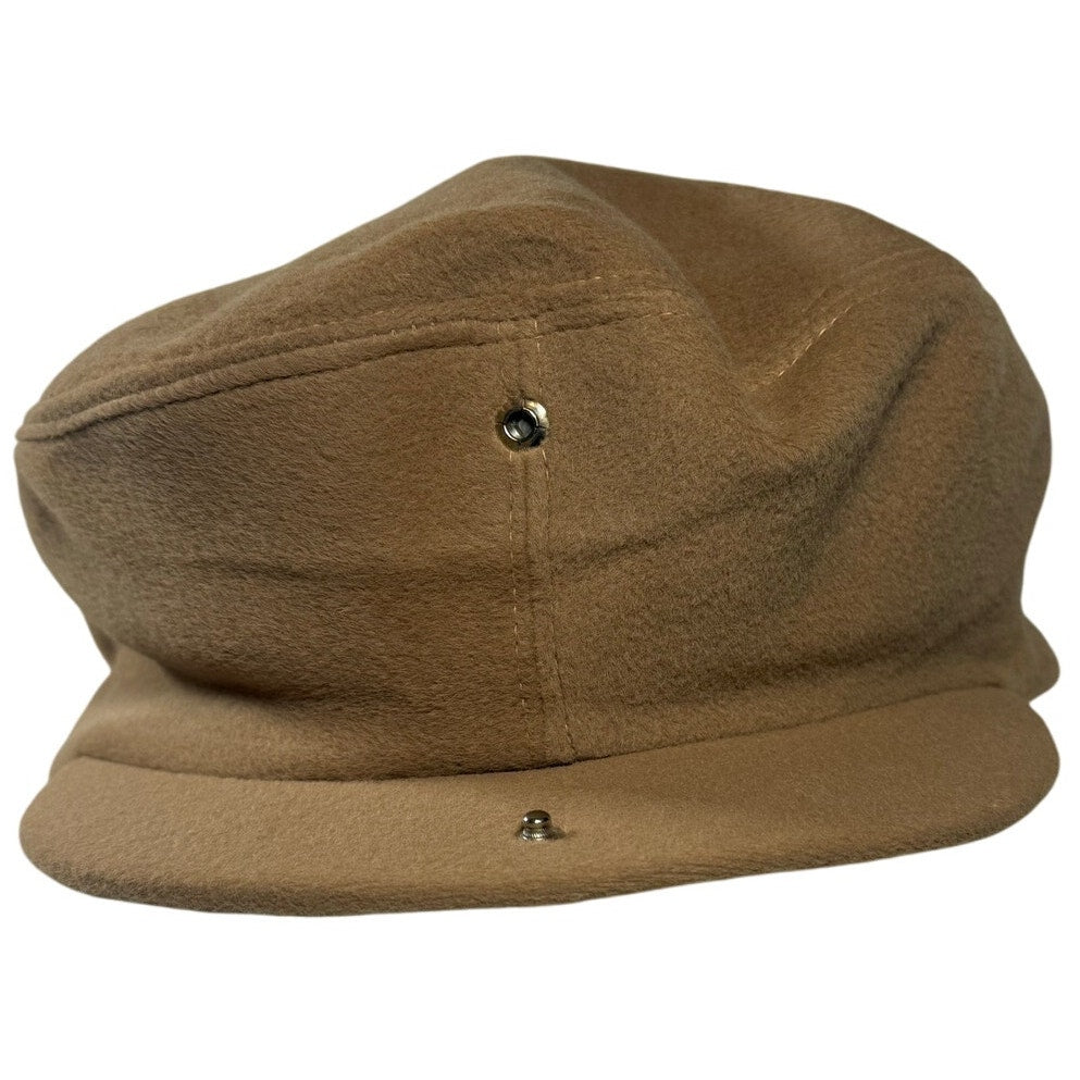 Vintage 60s Brown Tan Wool Newsboy Hat Men’s Medium Snap Bill Stetson