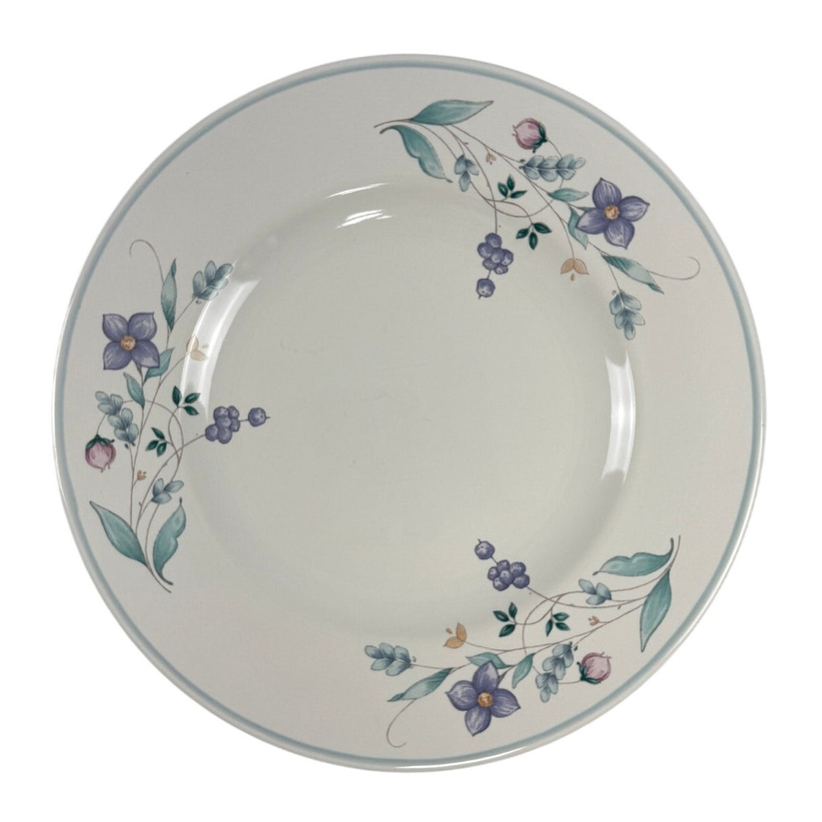 Vintage 90s Pfaltzgraff April Floral Salad Dessert Plates Set of 8